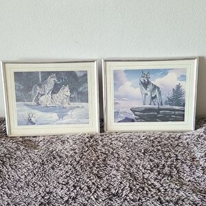 Majestic Wolf Art Prints in Elegant Frames